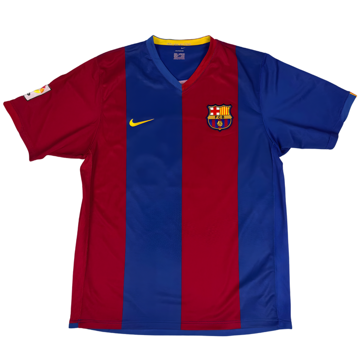2006-2007 FC BARCELONA HOME SHIRT RONALDINHO #10 - (L)