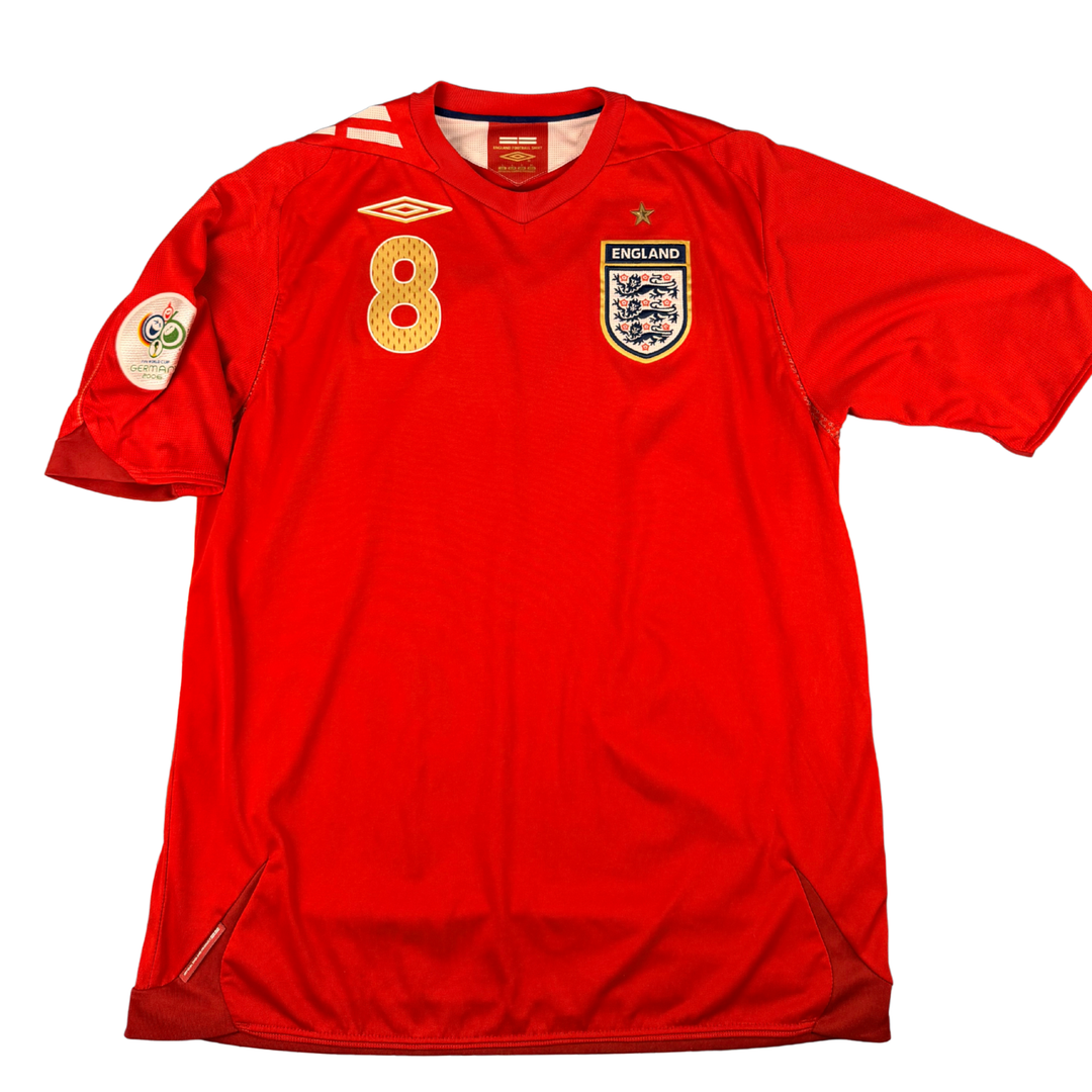 2006 ENGLAND AWAY WORLD CUP SHIRT LAMPARD #8 - (L)