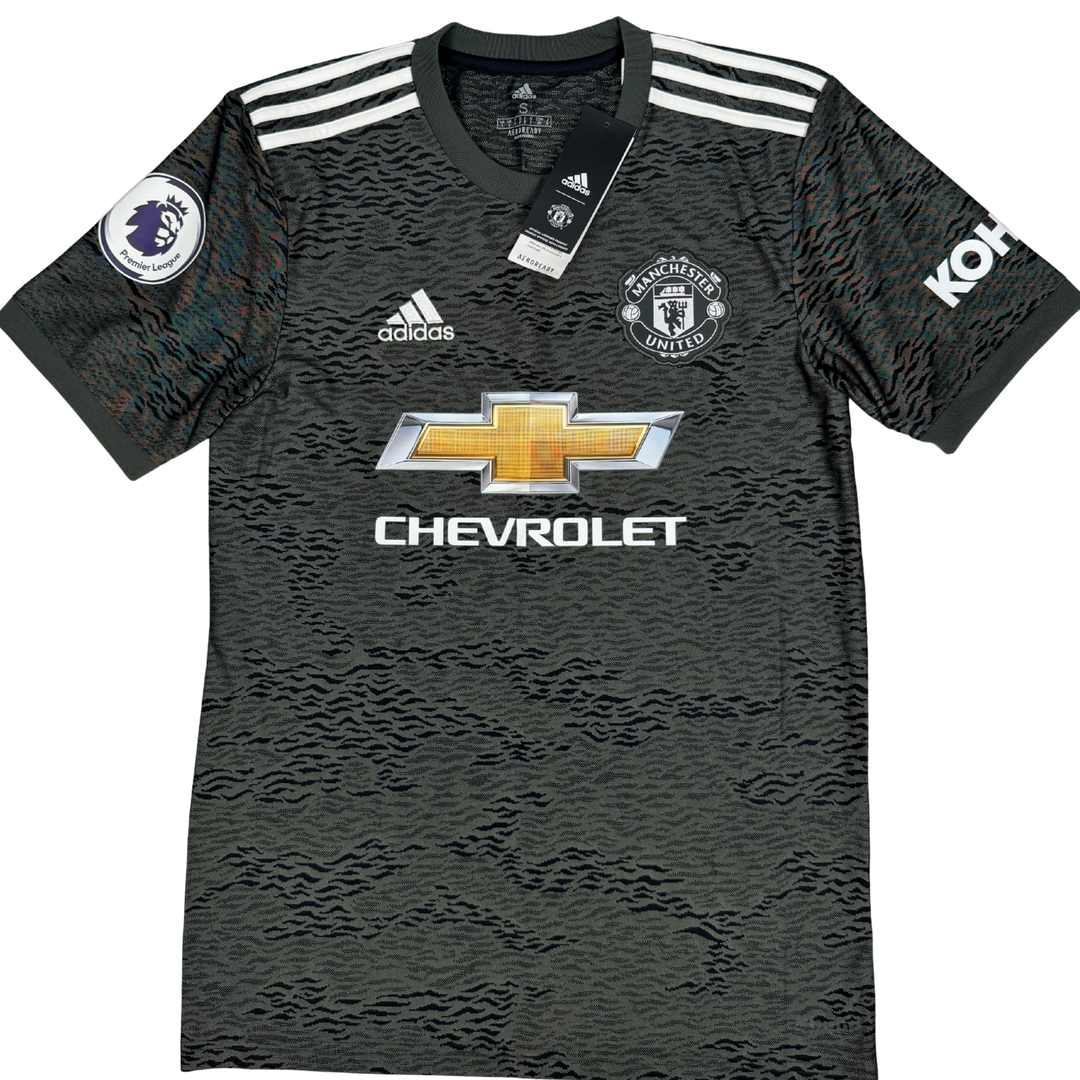 2020-2021 MANCHESTER UNITED AWAY EPL SHIRT BRUNO #18 - (S)