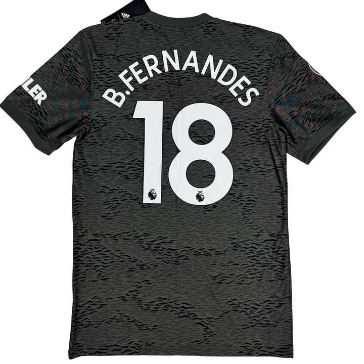 2020-2021 MANCHESTER UNITED AWAY EPL SHIRT BRUNO #18 - (S)