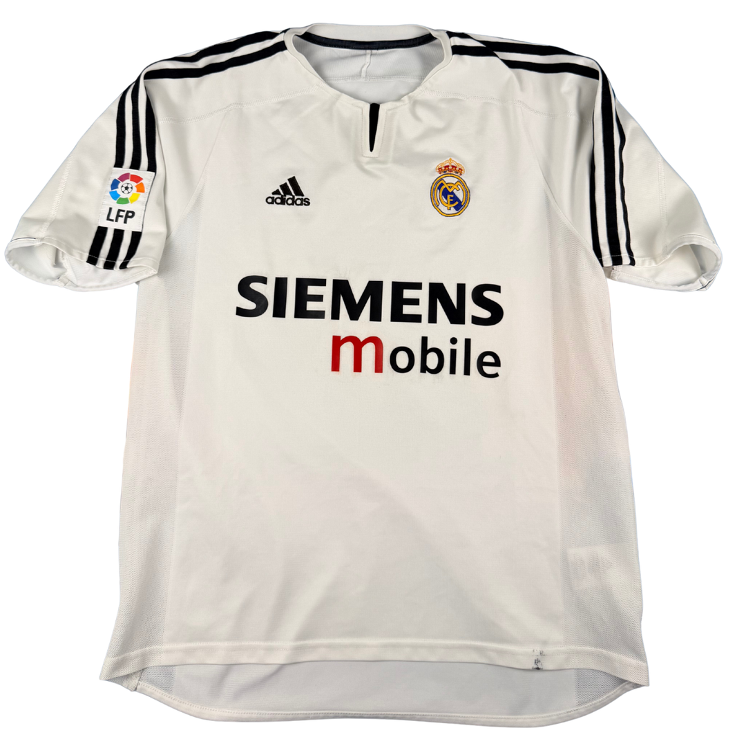 2003-2004 REAL MADRID HOME SHIRT ZIDANE #5 - (M)