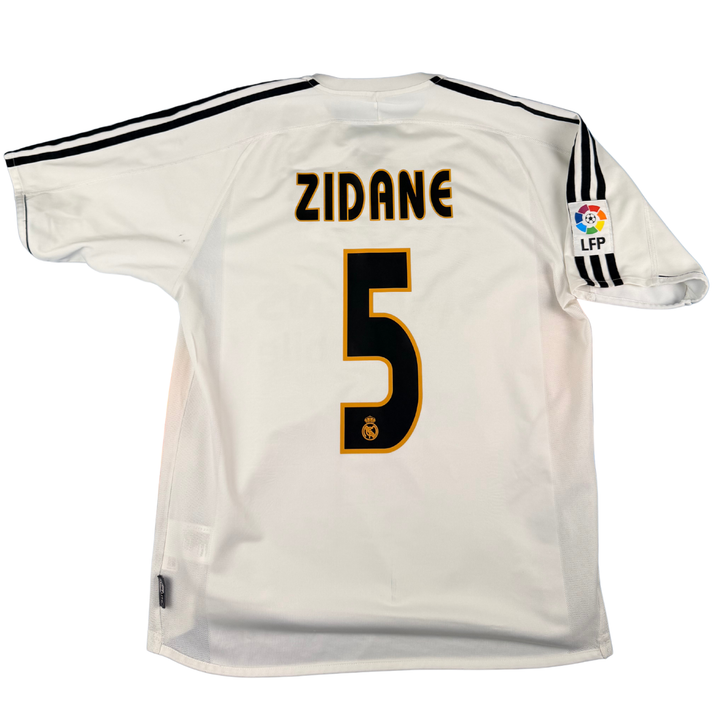 2003-2004 REAL MADRID HOME SHIRT ZIDANE #5 - (M)