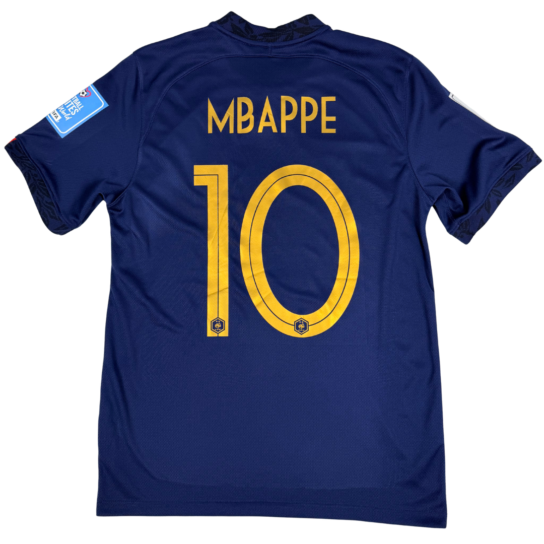 2021-2022 FRANCE HOME WORLD CUP SHIRT MBAPPE #10 - (S)