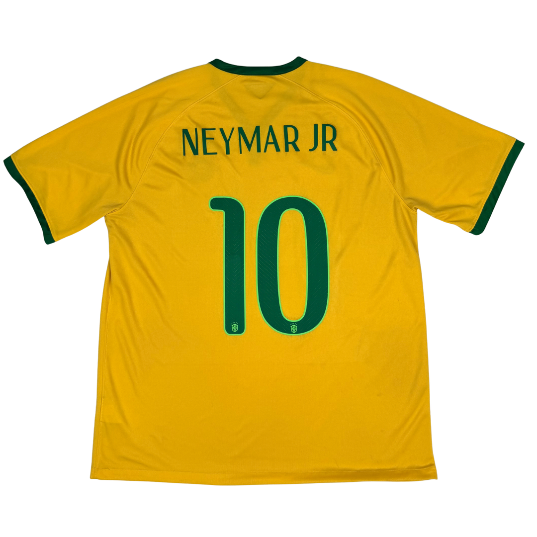 2014-2015 BRASIL HOME SHIRT NEYMAR JR #10 - (XL)