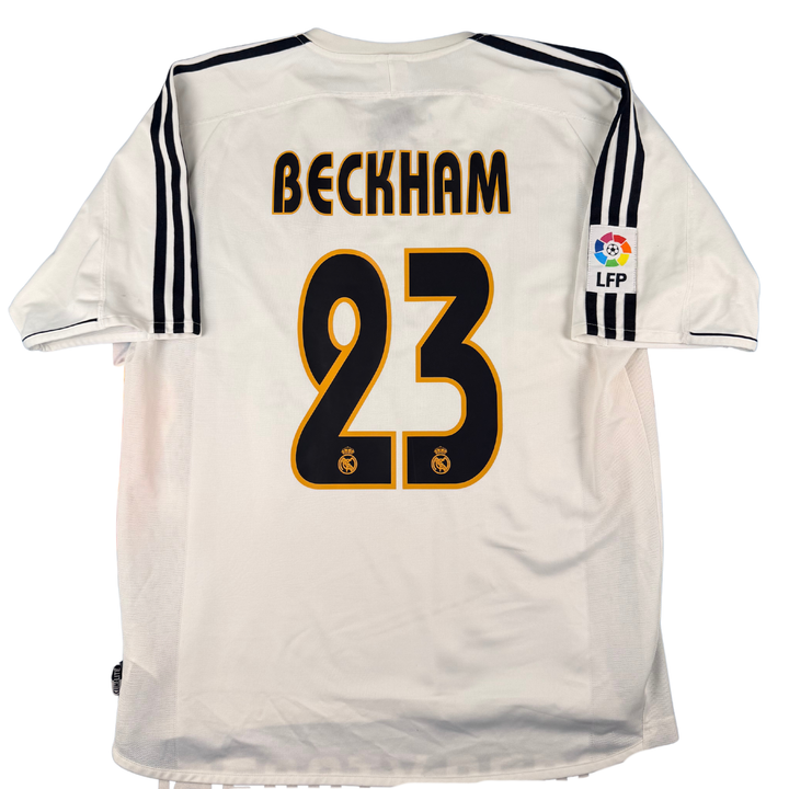 2003-2004 REAL MADRID HOME SHIRT BECKHAM #23 - (L)