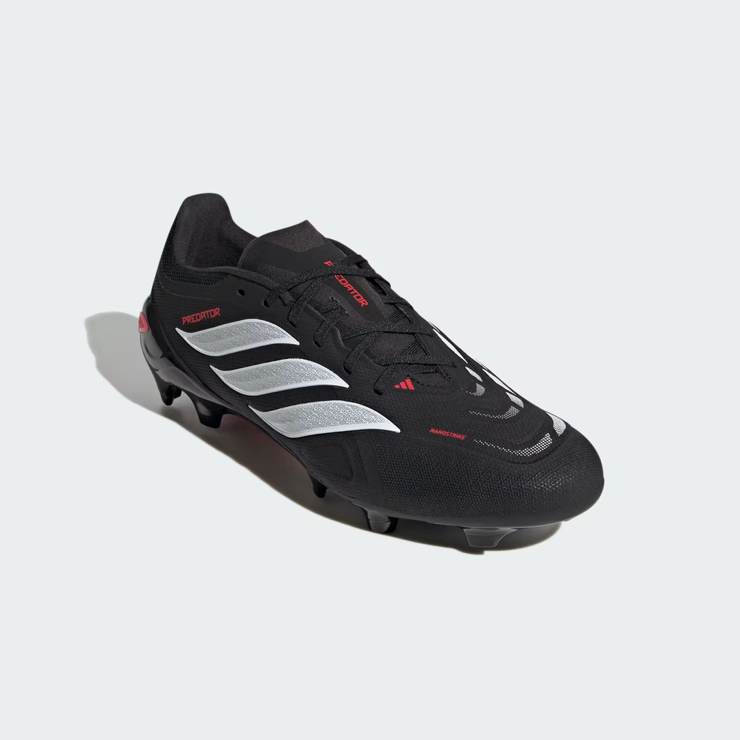 adidas PREDATOR LEAGUE FIRM-GROUND - Core Black/Lucid Red
