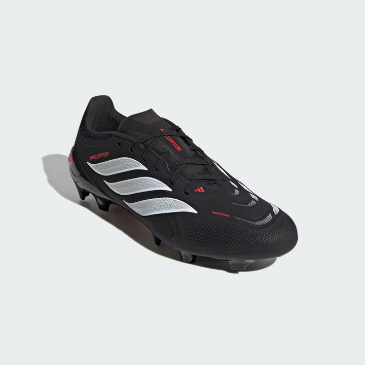 adidas PREDATOR LEAGUE FIRM-GROUND - Core Black/Lucid Red