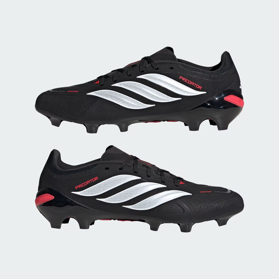 adidas PREDATOR LEAGUE FIRM-GROUND - Core Black/Lucid Red