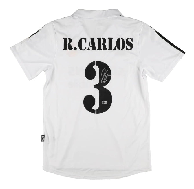 Roberto Carlos Signed Real Madrid Jersey - Beckett