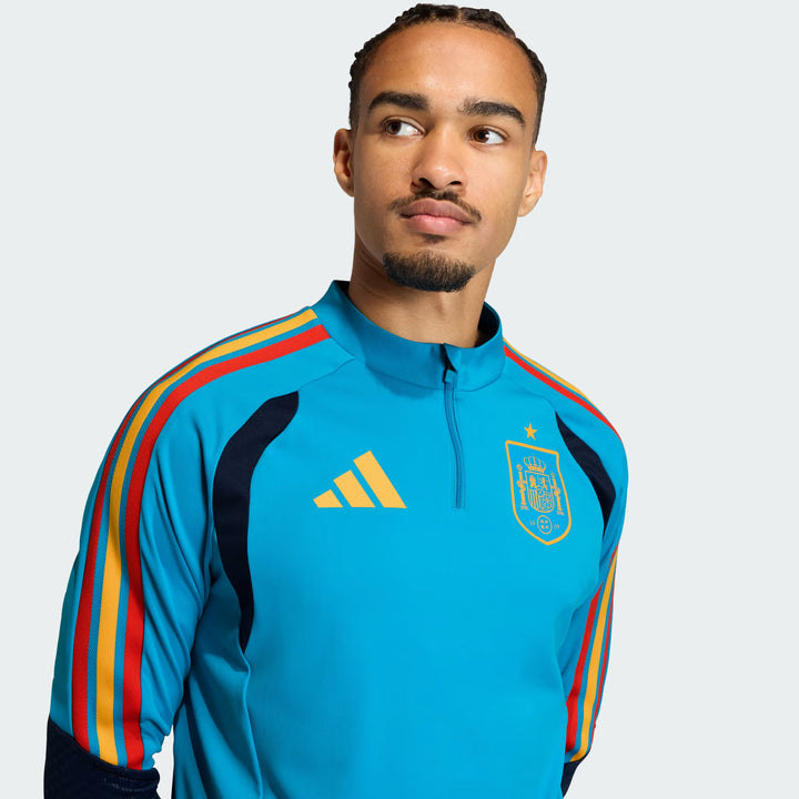 2026 SPAIN LONG SLEEVE TRAINING TOP - Bold Aqua