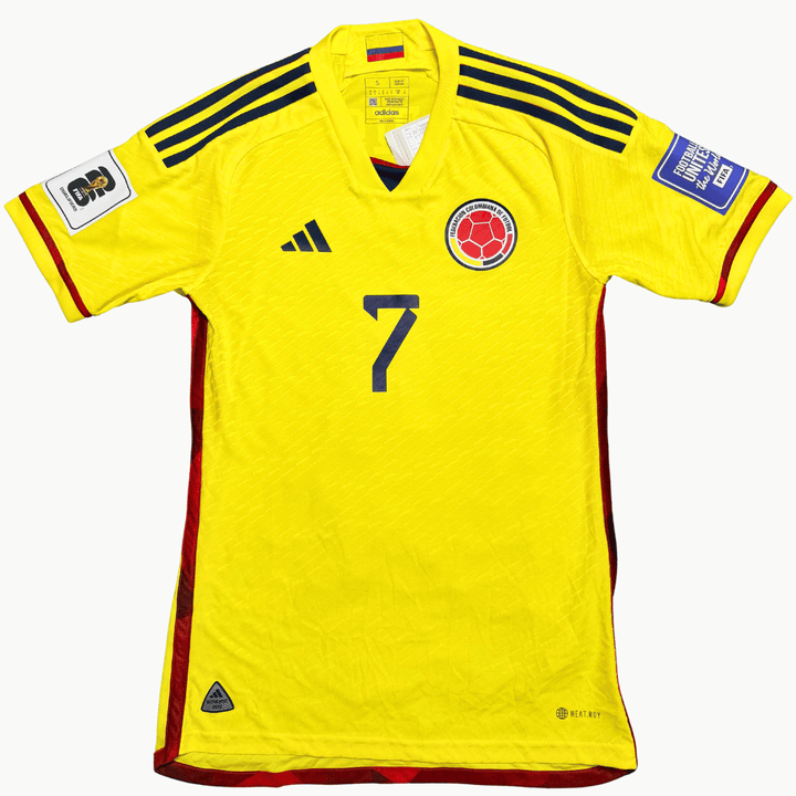 2022-23 COLOMBIA AUTHENTIC HOME L. DIAZ WCQ SHIRT