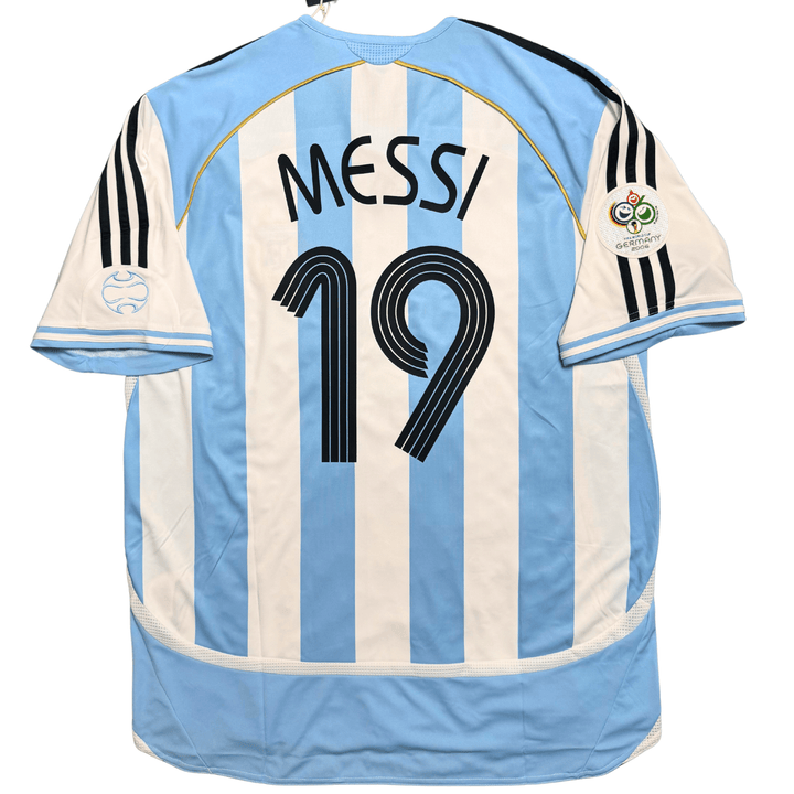 adidas 2006 ARGENTINA REISSUE MESSI WORLD CUP HOME JERSEY