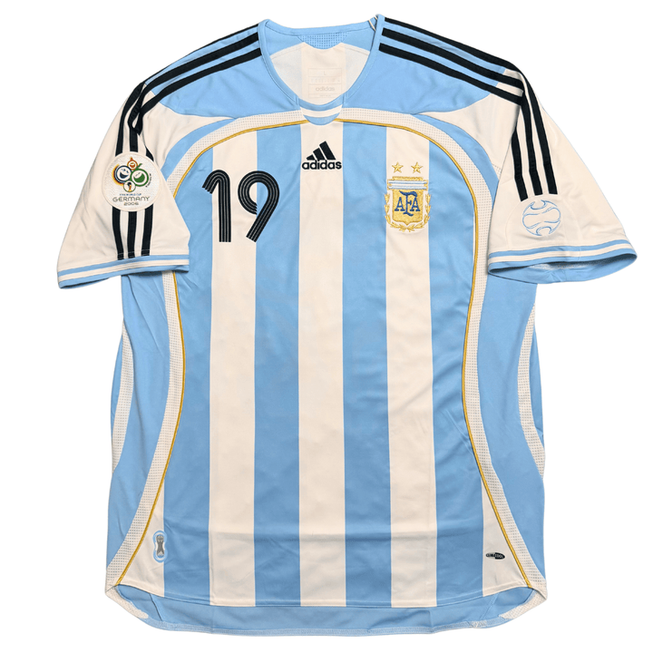 adidas 2006 ARGENTINA REISSUE MESSI WORLD CUP HOME JERSEY