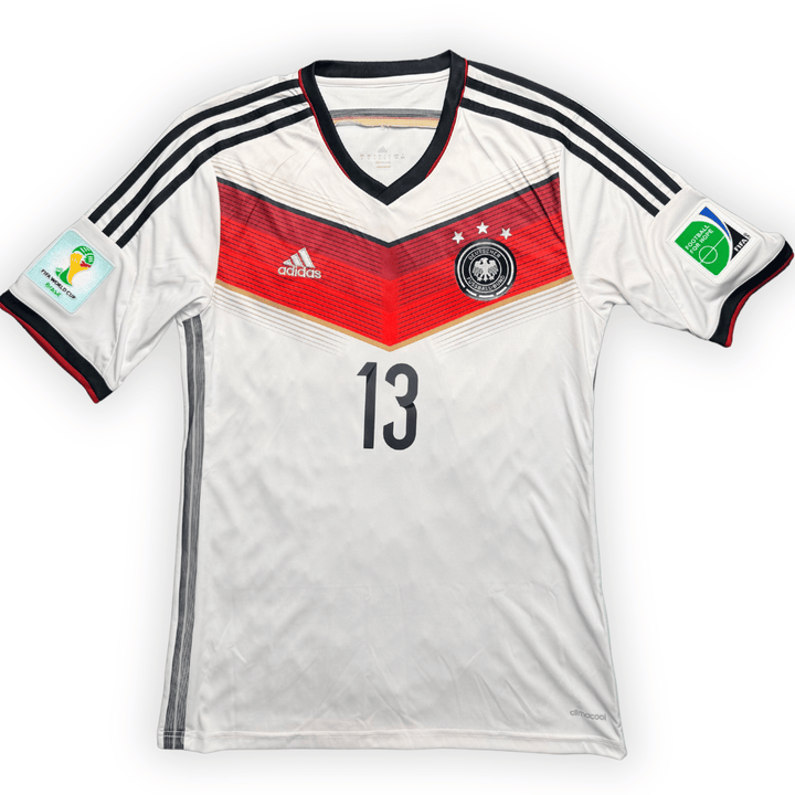 2014 GERMANY HOME WORLD CUP SHIRT MULLER #13 - (L)