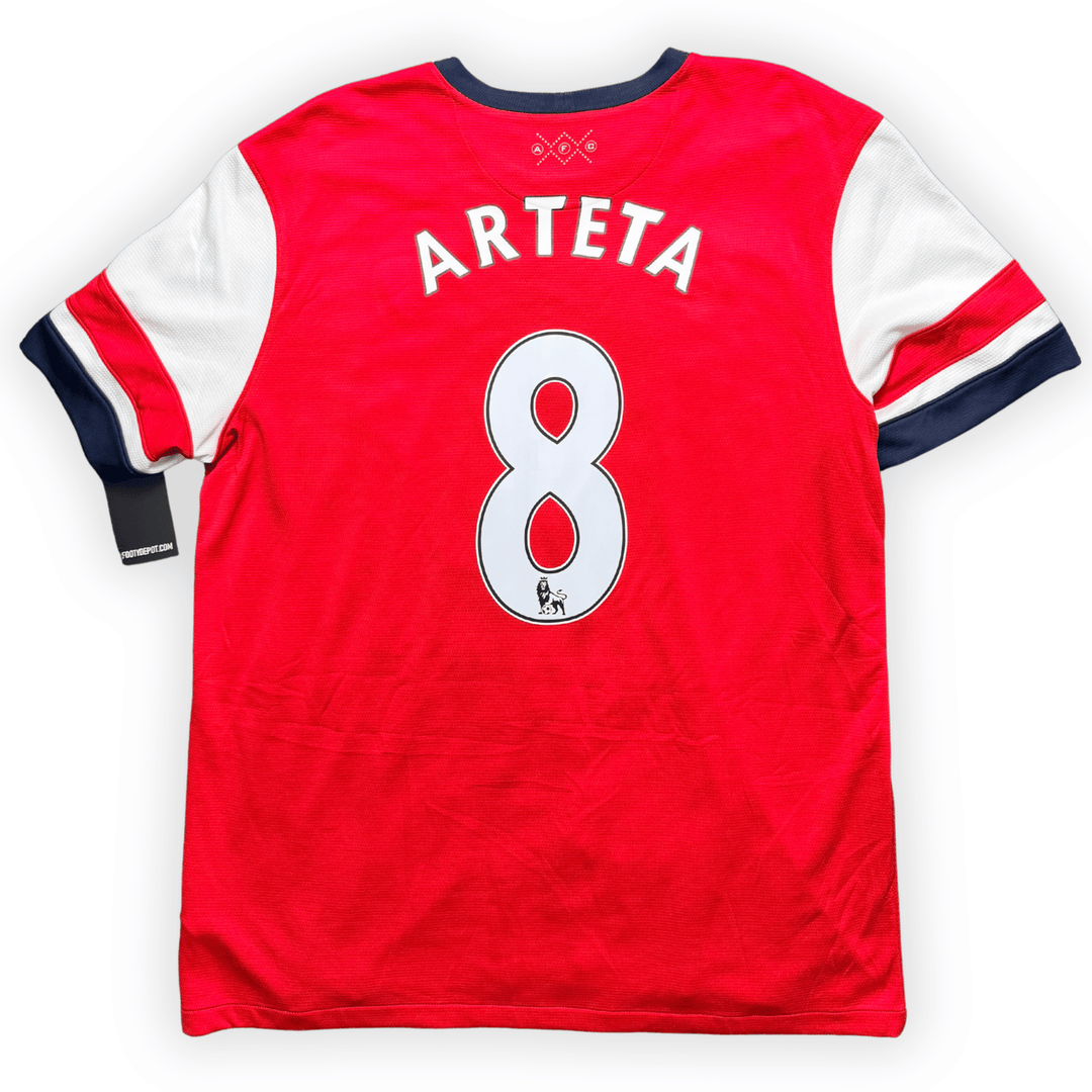 2013-14 ARSENAL HOME SHIRT ARTETA #8 - (XL)