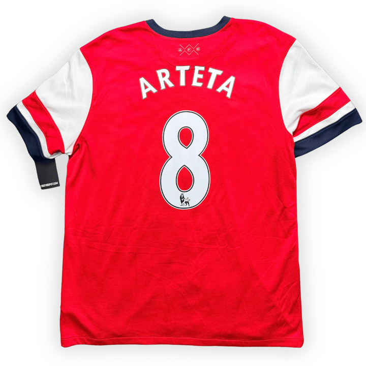 2013-14 ARSENAL HOME SHIRT ARTETA #8 - (XL)