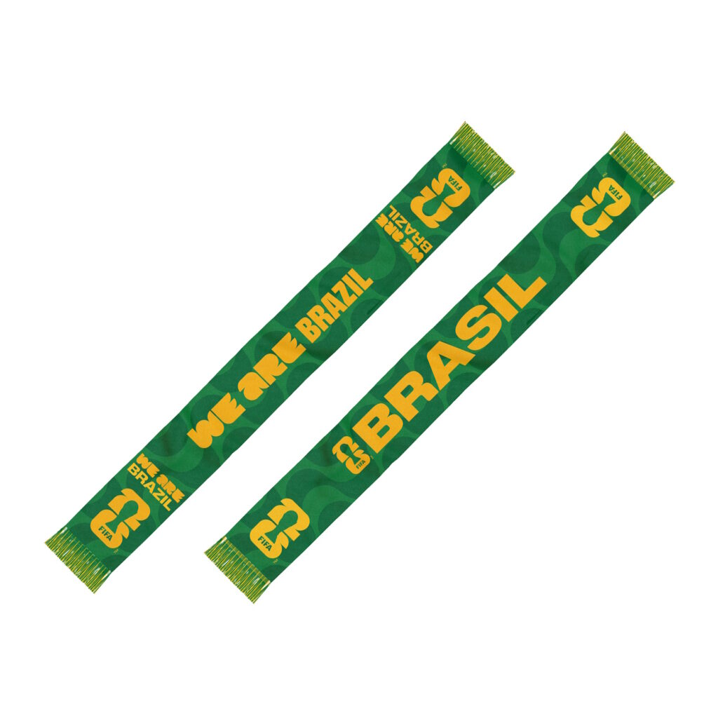 BRASIL - FIFA WORLD CUP DOUBLE SIDED SCARF – Footy Depot