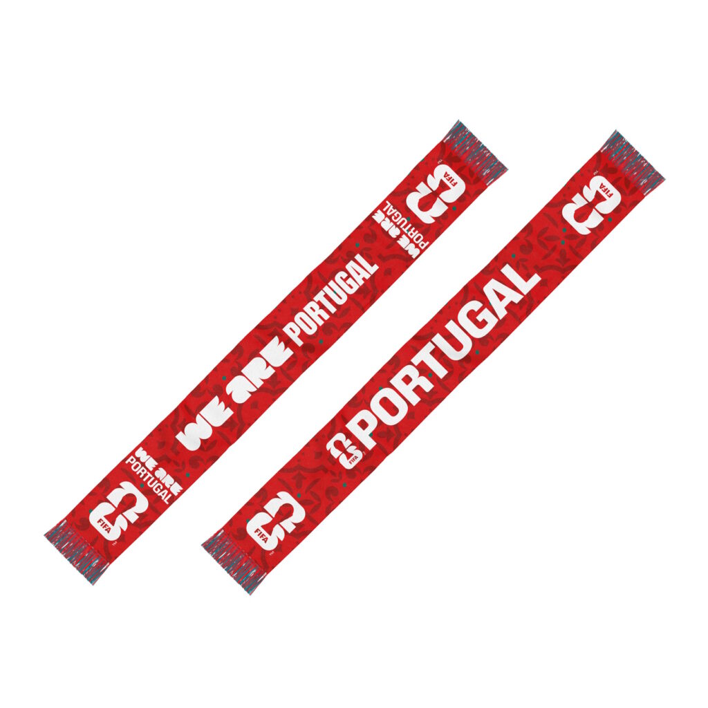 PORTUGAL - FIFA WORLD CUP DOUBLE SIDED SCARF