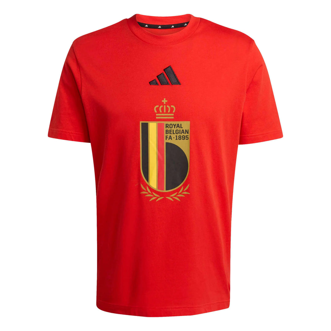 adidas 2026 BELGIUM DNA GRAPHIC T-SHIRT - Red