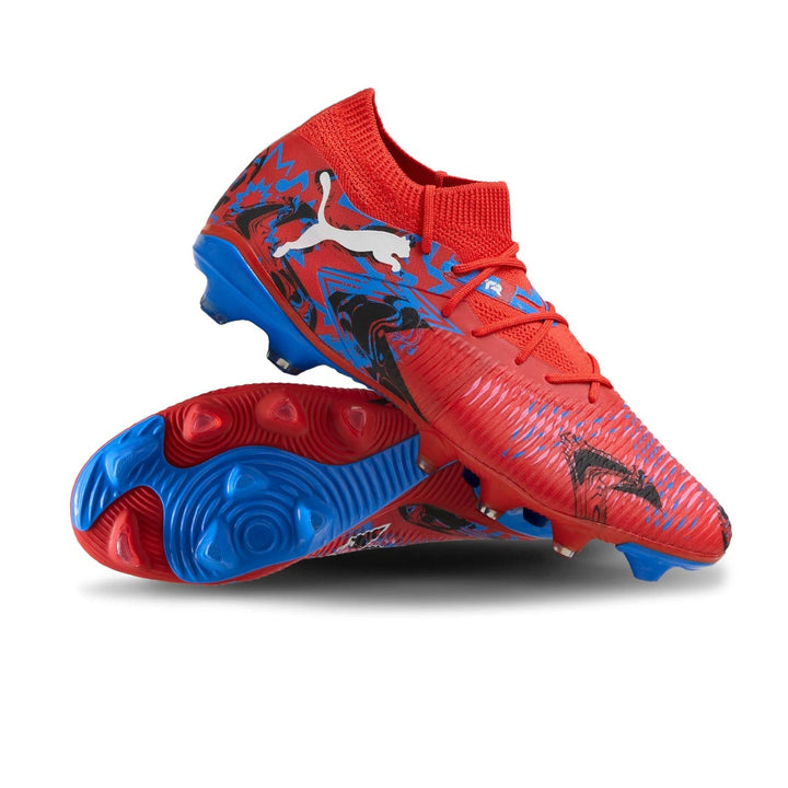 PUMA FUTURE 8 MATCH PLAYMAKER FG/AG - Red/Black/Blue-Pink