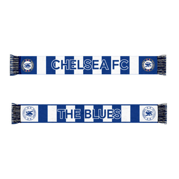 CHELSEA – THE BLUE DOUBLE-SIDED ACRYLIC SCARF