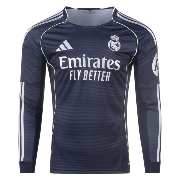 25/26 adidas REAL MADRID LONG SLEEVE AWAY JERSEY