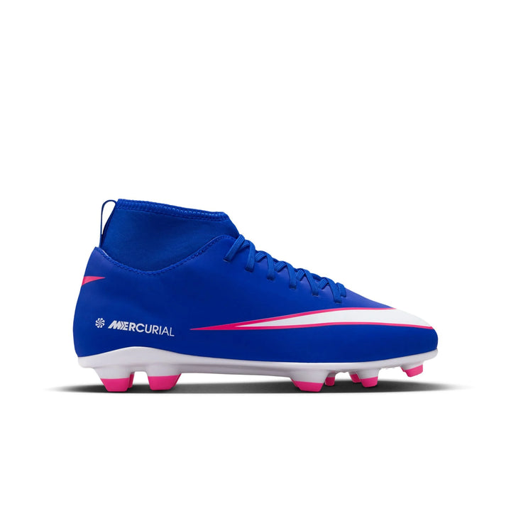 MERCURIAL SUPERFLY 10 CLUB FG/MG JR - Racer Blue/White