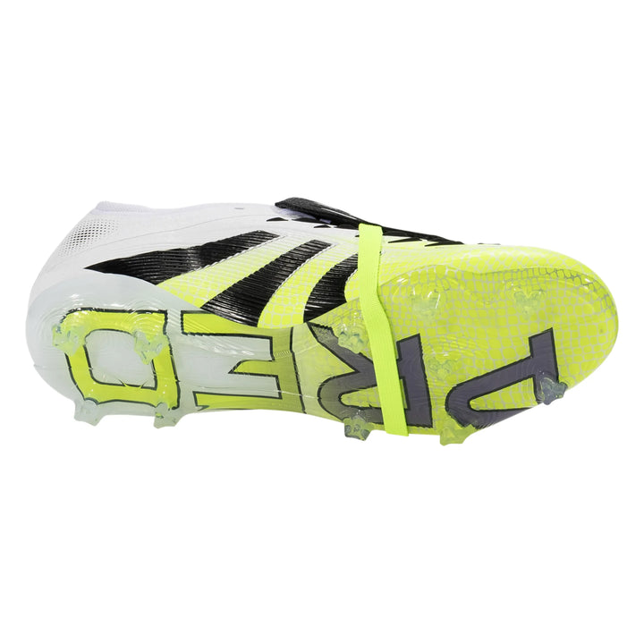 adidas PREDATOR PRO FOLD-OVER TOUNGUE FG - Cloud White / Core Black / Lucid Lemon