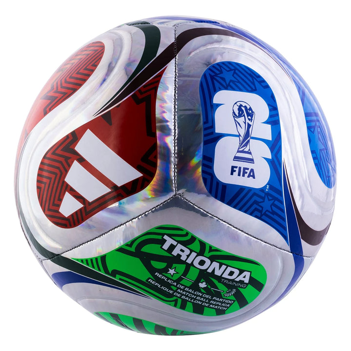 adidas FIFA World Cup 2026™ TRIONDA TRAINING FOIL SOCCER BALL - Blue/Green/Red