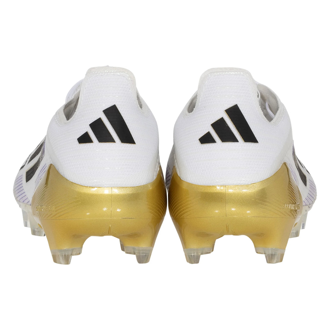 adidas F50 ELITE FG - White/Core Black/Gold Metallic