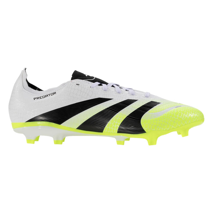 adidas PREDATOR LEAGUE FG/MG - Cloud White/Lucid Lemon
