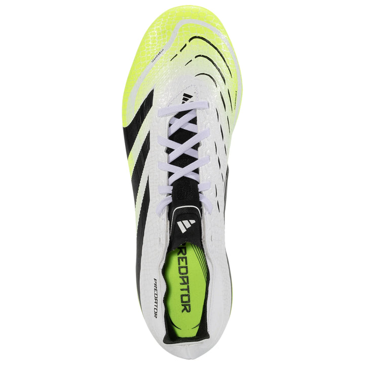 adidas PREDATOR LEAGUE FG/MG - Cloud White/Lucid Lemon