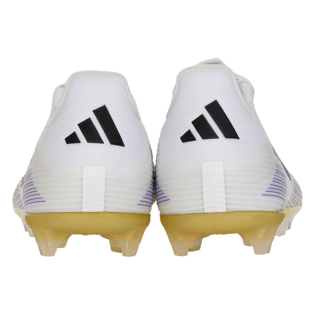 adidas F50 LEAGUE FG/MG - White/Core Black/Gold Metallic
