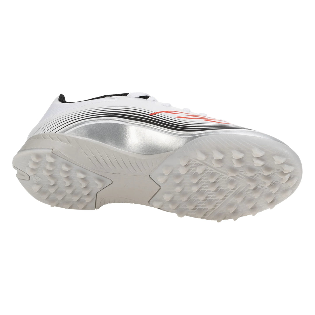 adidas F50 MESSI LEAGUE TF JUNIOR TURF CLEAT - Lucid Red/Silver Metallic