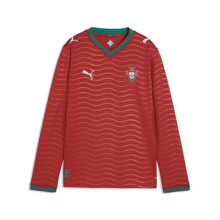 2026 PUMA PORTUGAL HOME LONG SLEEVE YOUTH JERSEY