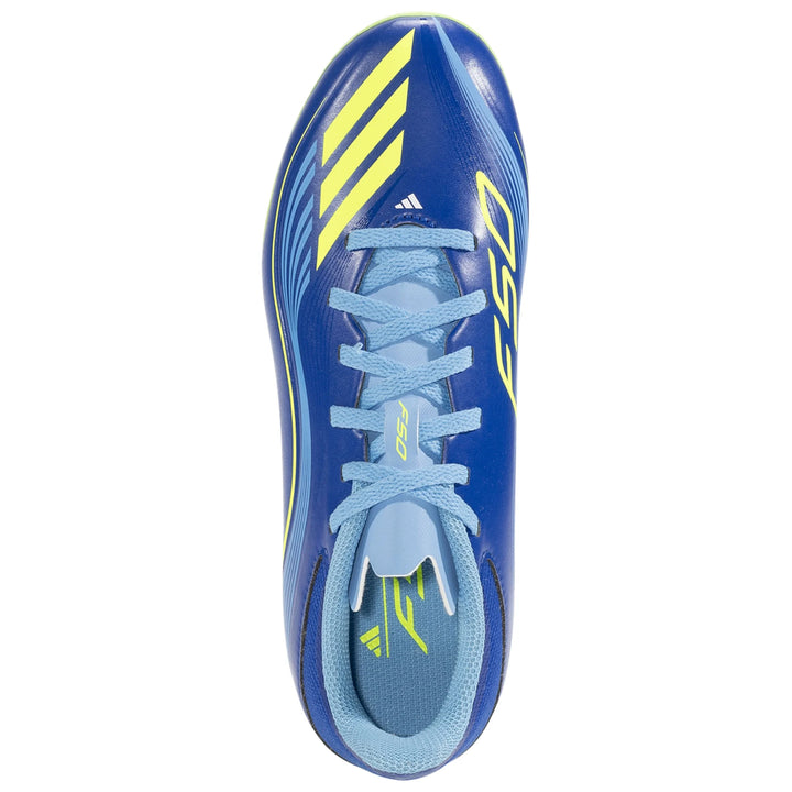 adidas F50 LEAGUE MESSI FG/MG J FG - Royal Blue/Solar Yellow