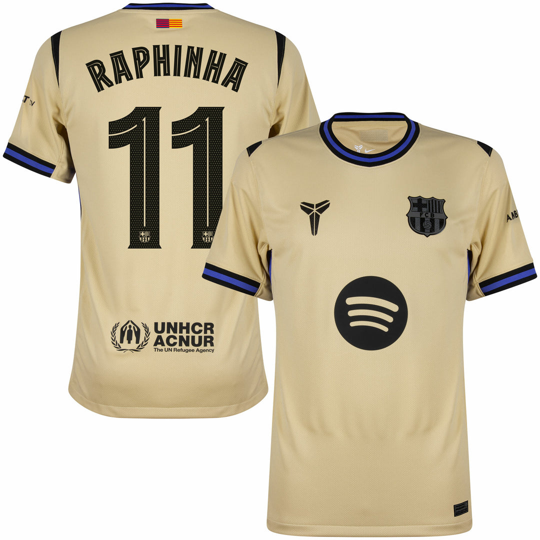 25/26 FC BARCELONA AWAY RAPHINHA 11 JERSEY