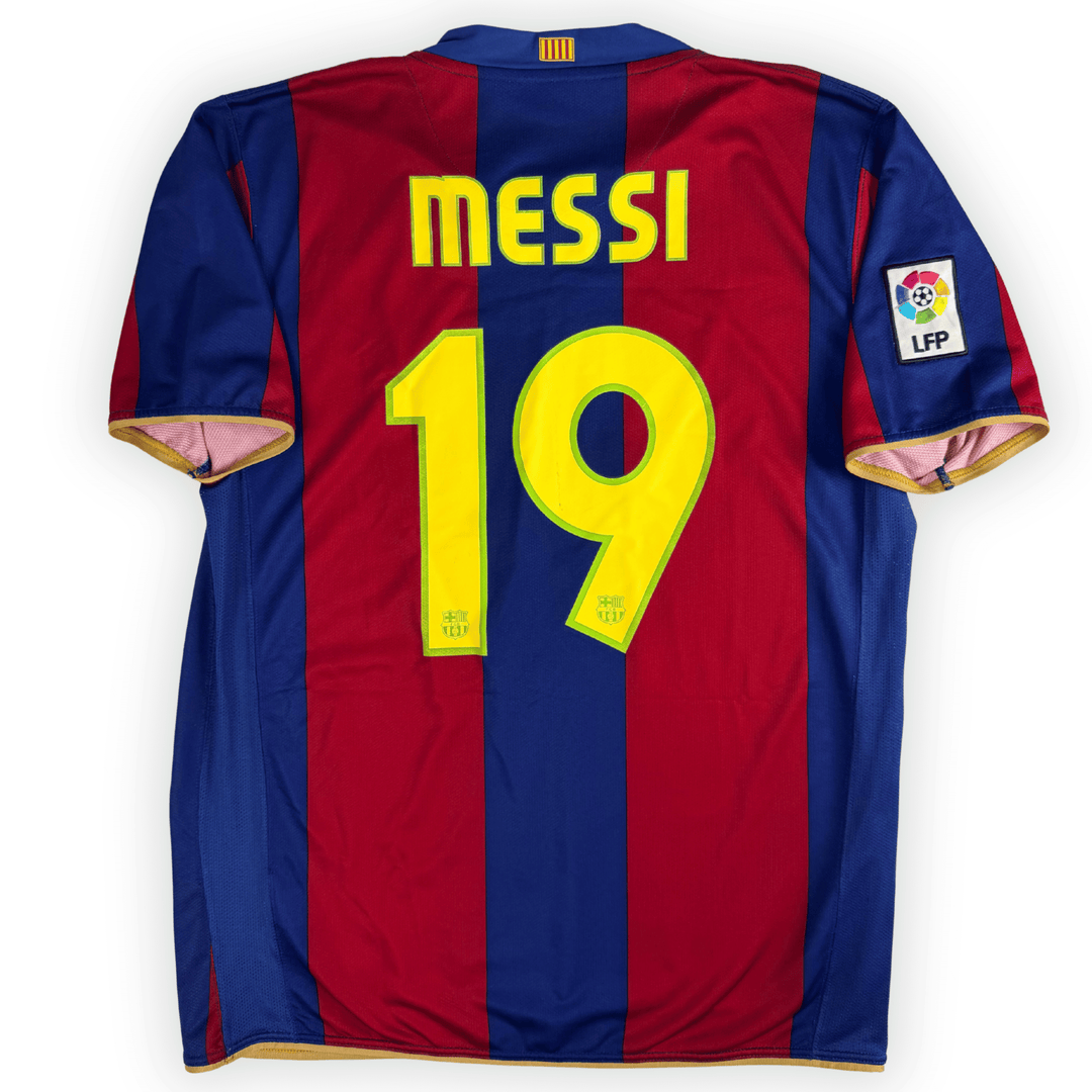 2006-07 FC BARCELONA LA LIGA HOME SHIRT MESSI #19 - (L) - Front