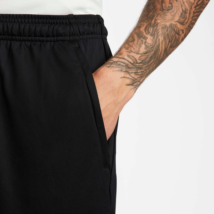 NIKE DRI-FIT PARK SHORTS - Black/White