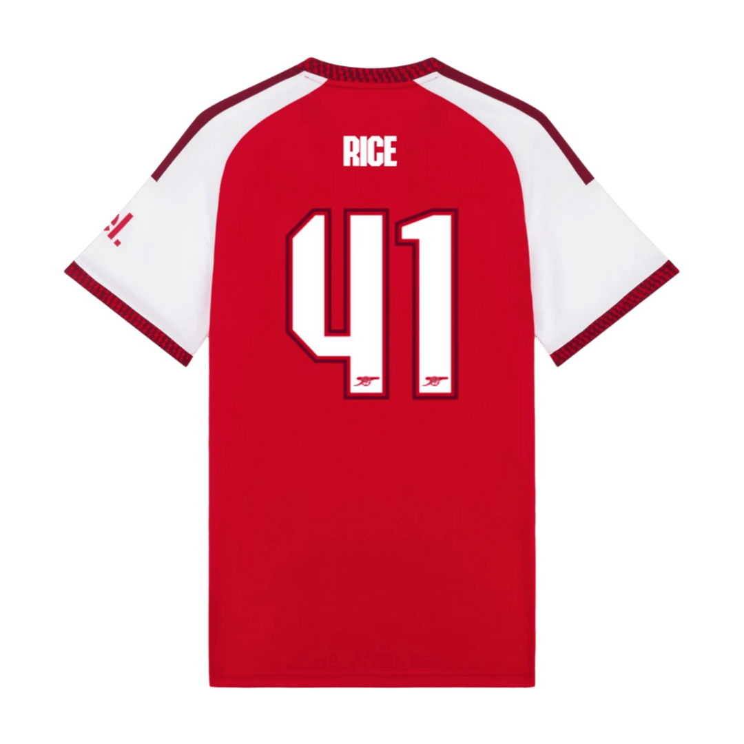 26/27 ARSENAL HOME RICE 41 JERSEY - Cup Font