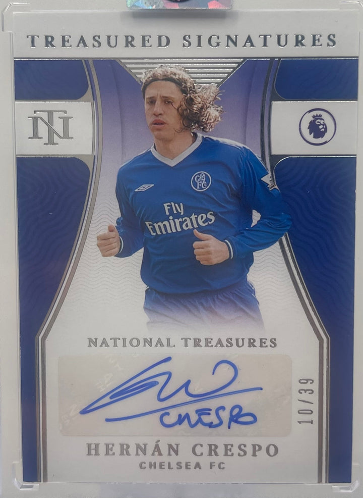 21/22 Panini Treasured Signatures Hernan Crespo Auto #10/39