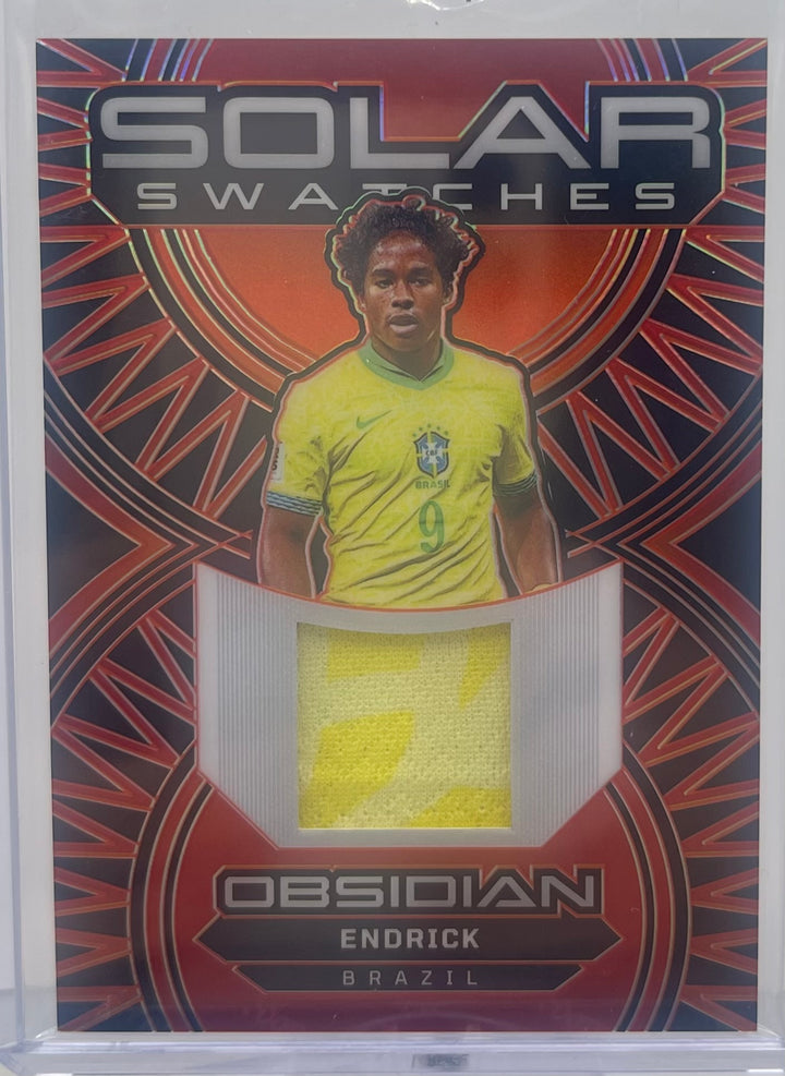 24/25 Solar Swatches Panini Obsidian Endrick Patch #75/99