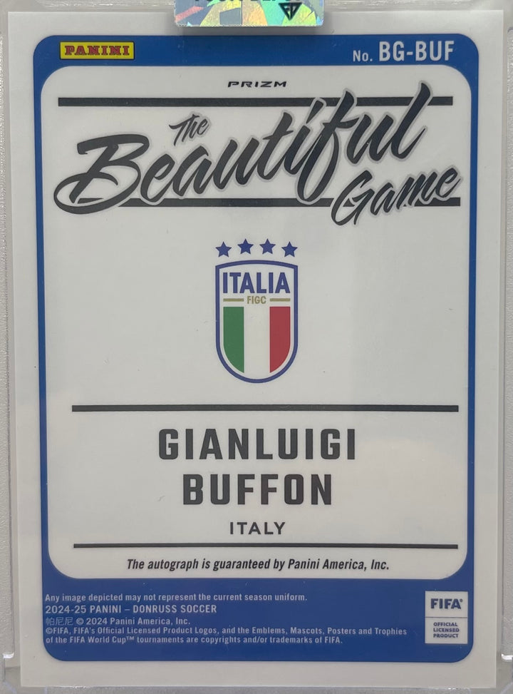 24/25 Donruss "The Beautiful Game' Gianluigi Buffon AUTO