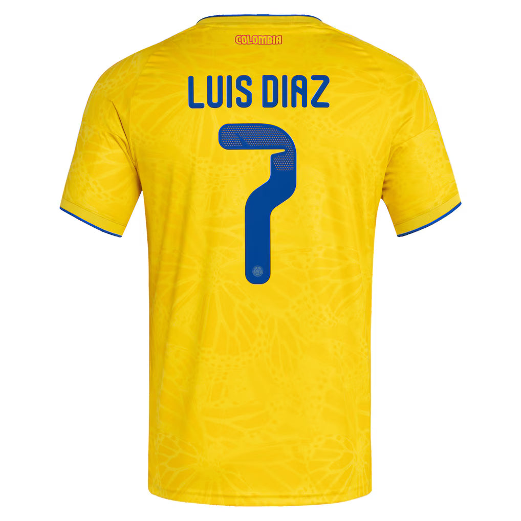 2026 adidas COLOMBIA HOME L. DIAZ JERSEY