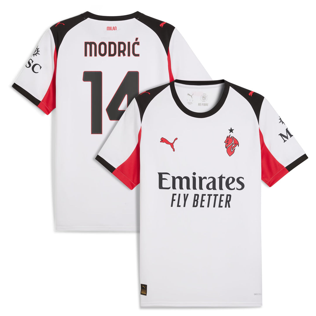 25/26 AC MILAN AWAY MODRIC 14 JERSEY