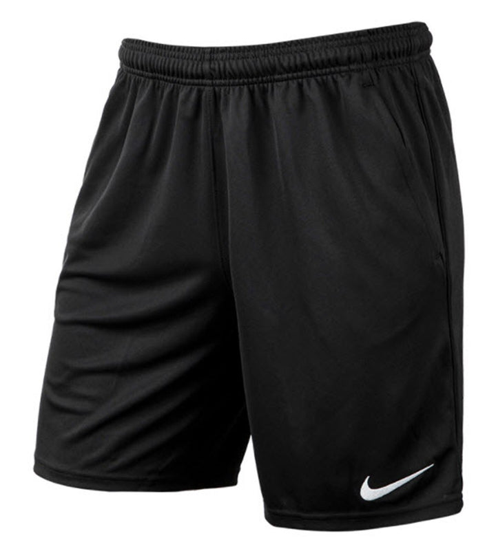NIKE DRI-FIT PARK SHORTS - Black/White
