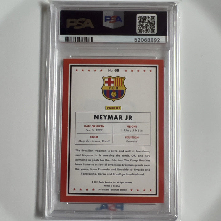 2015 PANINI DONRUSS #69 NEYMAR JR. - PSA 9