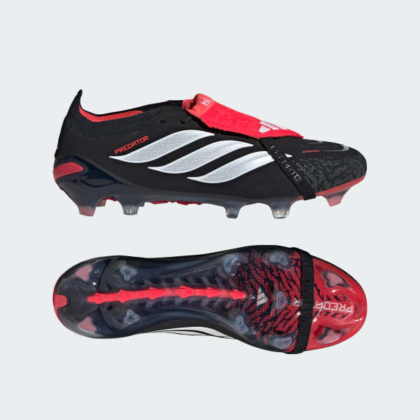 PREDATOR ELITE FT FG FIRM GROUND SOCCER CLEAT - Core Black / Lucid Red